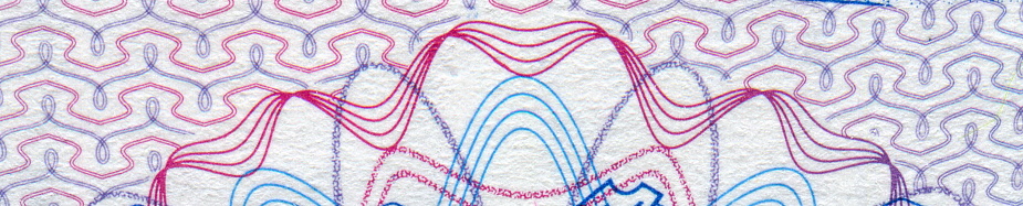 Line Pattern Design on Banknote