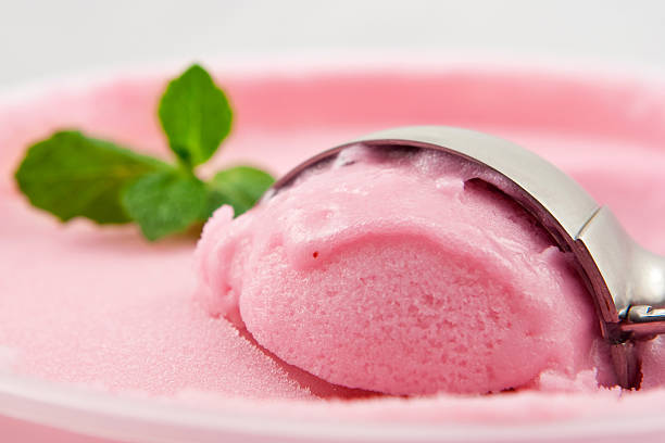 istock Close-up Of Refreshing Raspberry Sorbet 146881356