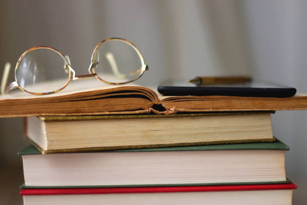 istock Books, Tablet, Glasses and Pen 1468814169