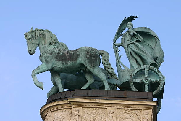 istock Horse statue in Hero's square 146881418
