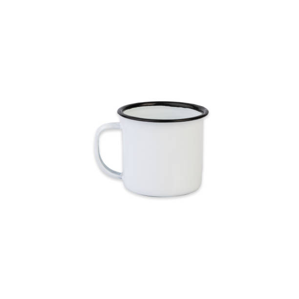 istock White metal coffee cup isolated over white background 1468823919