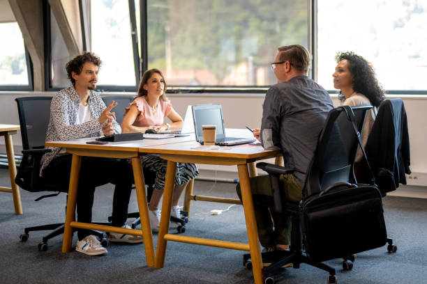 istock Business people working in office 1468828920