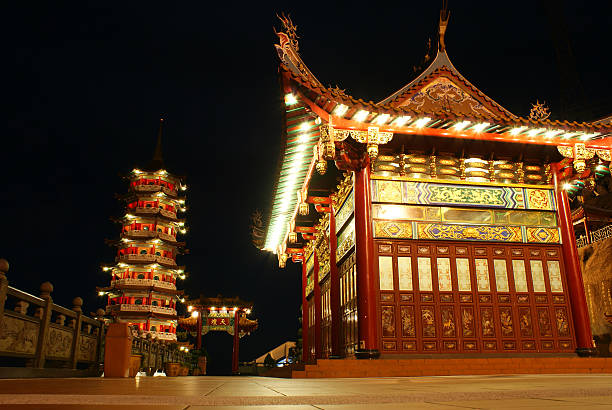 istock Chin Swee Caves Temple Night Scene 146883154