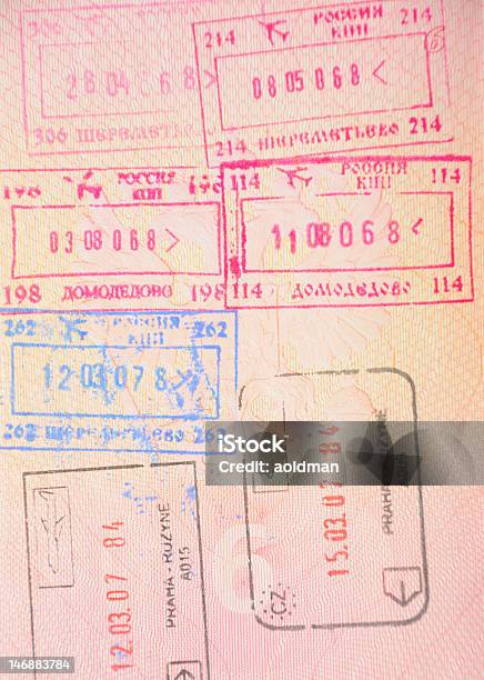 Frontera Con Rusia Estampillas Foto de stock y más banco de imágenes de Carnet de identidad - Carnet de identidad, Colección, Color - Tipo de imagen