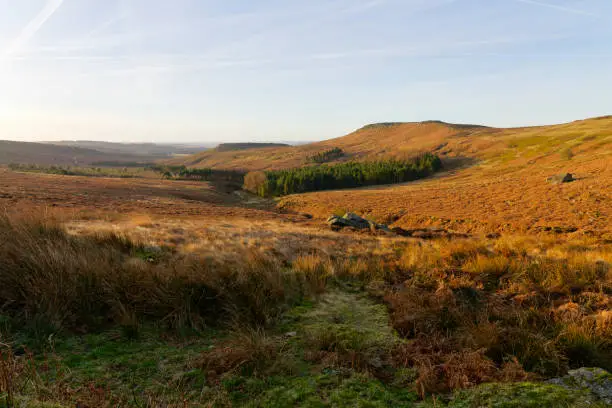 Photo of A hazy winter morning in Burbage Valley, near Sheffield