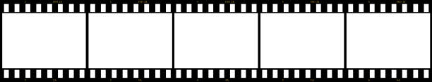 Blank Film Frames stock photo