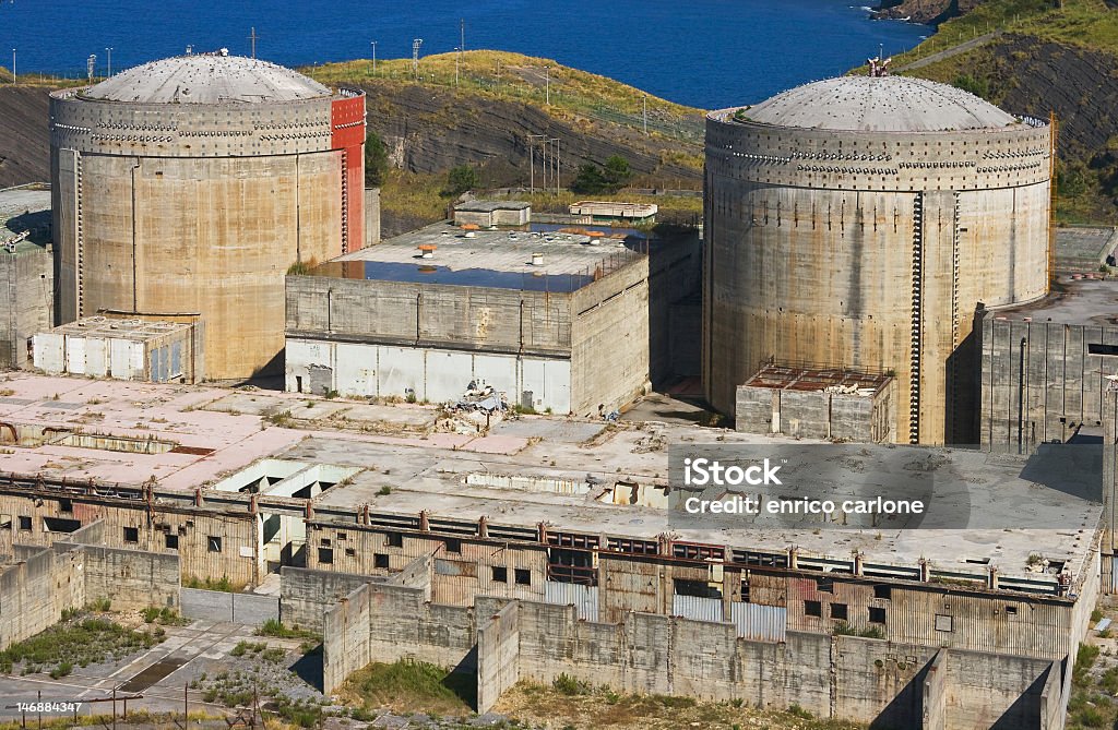 Verlassenen nuclear power plant - Lizenzfrei AKW-Reaktorbereich Stock-Foto