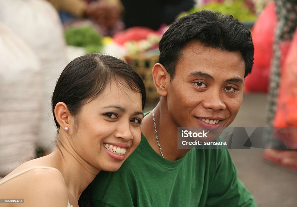 Indonesiano uomo e donna. Bali. Indonesia - Foto stock royalty-free di Indonesia