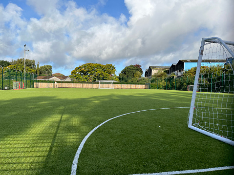 All weather artificial grass pitch