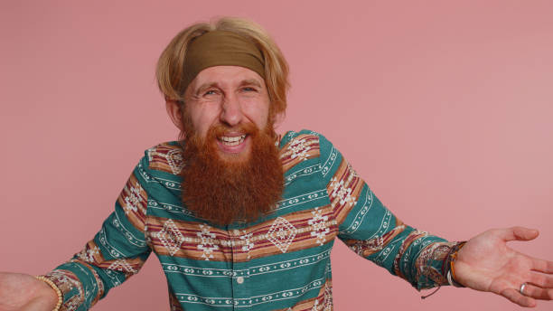 istock Man raising hands in indignant expression asking why what reason of failure demonstrating disbelief 1468844576