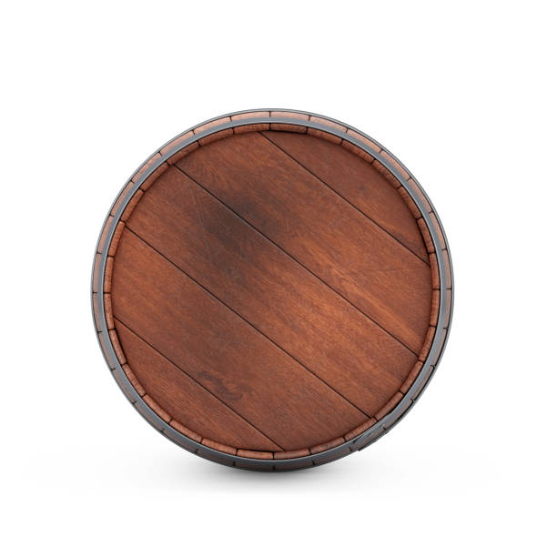 istock Wooden Oak Barrel. 3d Rendering 1468848635