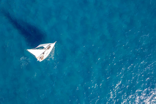 istock Sailing boat at the sea 1468849626