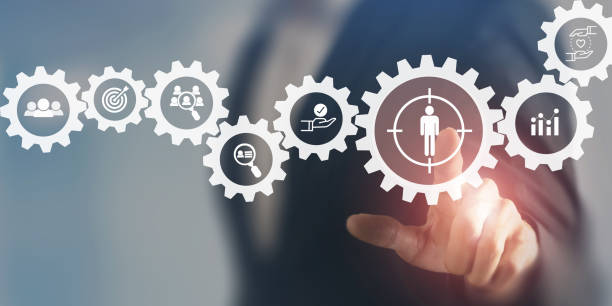 istock Target customer, buyer persona, customer behavior, personalization marketing, customer centric, recruitment, human resource management, personal development concept. Marketing plan and strategy. 1468849905