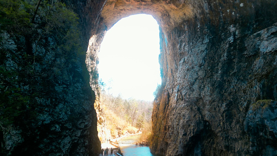 The Natural Bridge - Rockbridge County Virginia State Park Trail - Close Up