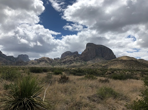 Scenic view in Big bend National park, Texas