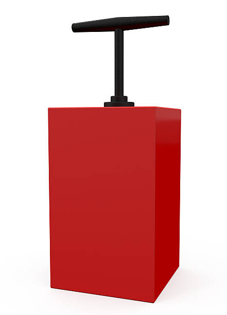 istock Detonator Red isolated on white 146886208