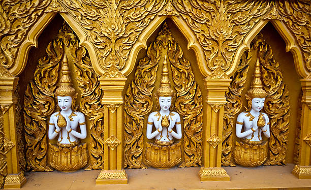 istock The Wall of temple 146886443