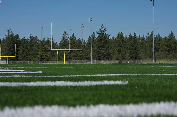 Football Field stock photo