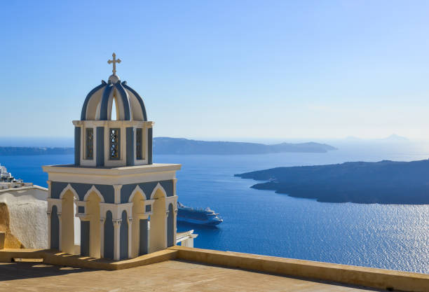 istock Orthodox church on Santorini Island 1468864701