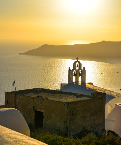 istock Orthodox church on Santorini Island 1468865434