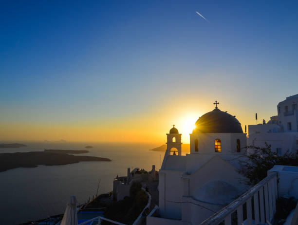 istock Orthodox church on Santorini Island 1468866168