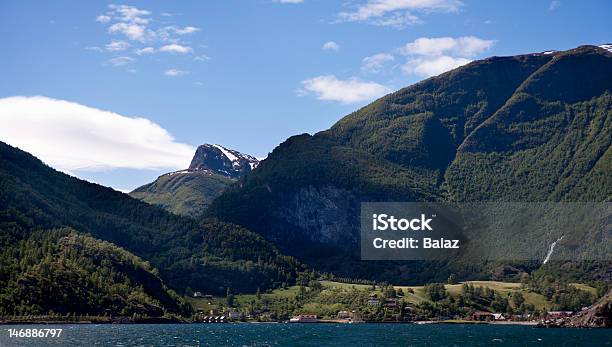 Fl195165m Flam In Aurland Norway Stock Photo - Download Image Now - Aurland, Aurlandsfjord, Balestrand