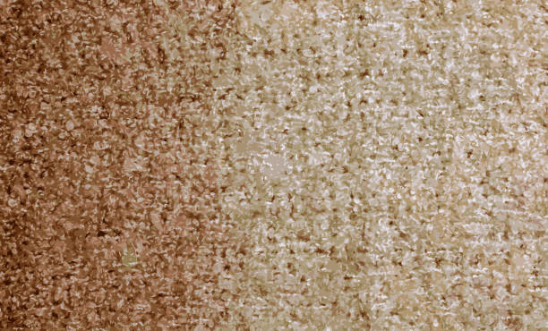 istock Realistic vector illustration of knitted wool textile textured background in light beige creamy brown shade. Beige color gradient on texture background. 1468872998