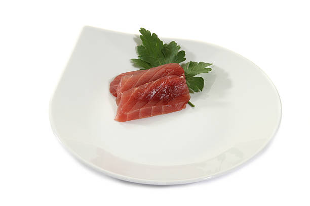 istock raw tuna slices on a plate 146888193