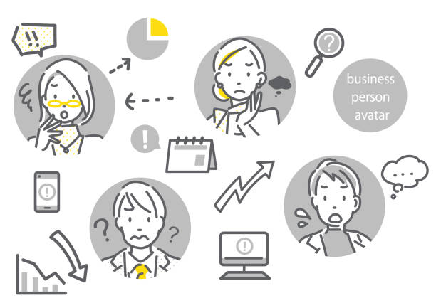 250+ Woman Uncomfortable Office Illustrations, Royalty-Free Vector ...