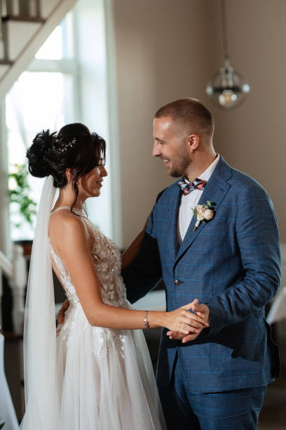 istock the first dance of the bride and groom inside a restauran 1468883797