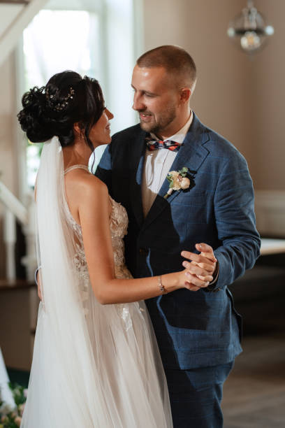 istock the first dance of the bride and groom inside a restauran 1468883818