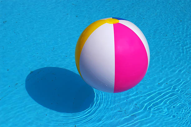 istock Beach Ball In Dirty Swimming Poll 146888456
