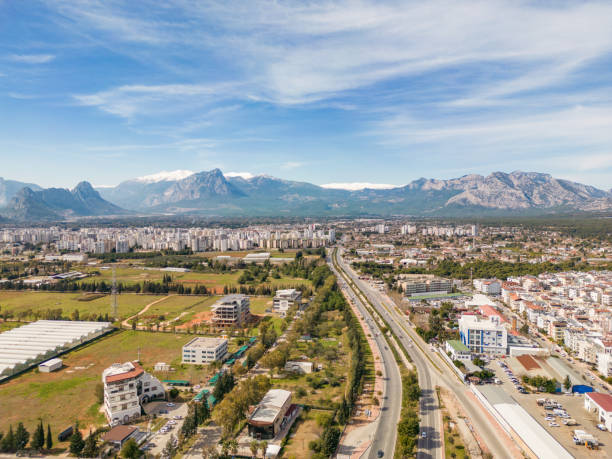istock Aerial view city traffic. 1468888105