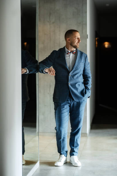 istock portrait of smiling groom with beard 1468890947