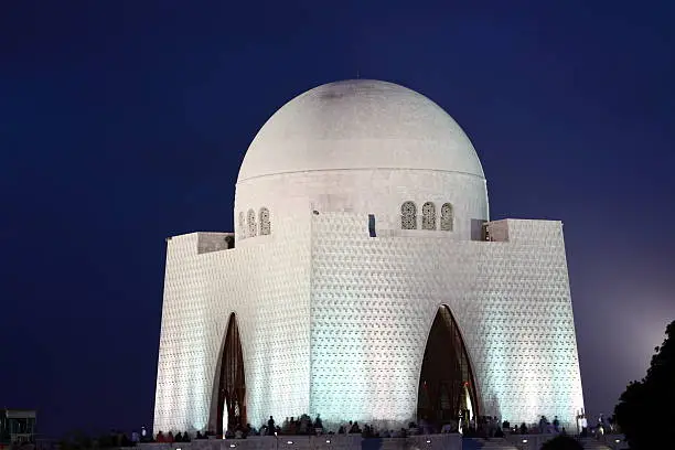 Tomb of Quaid-e-Azam Mohammed Ali Jinnah (The Founder of Pakistan) situated in Karachi Pakistan.