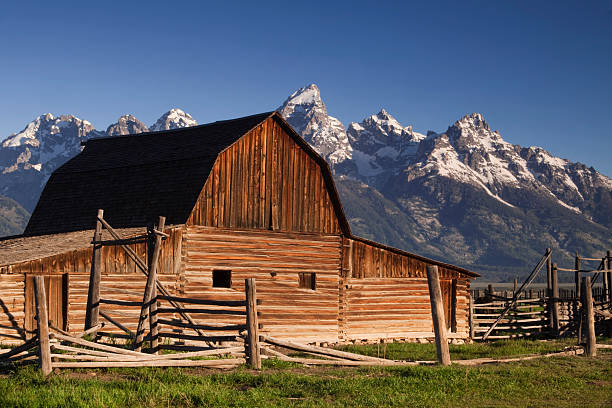 istock Old Barn at the Tetons 146889936
