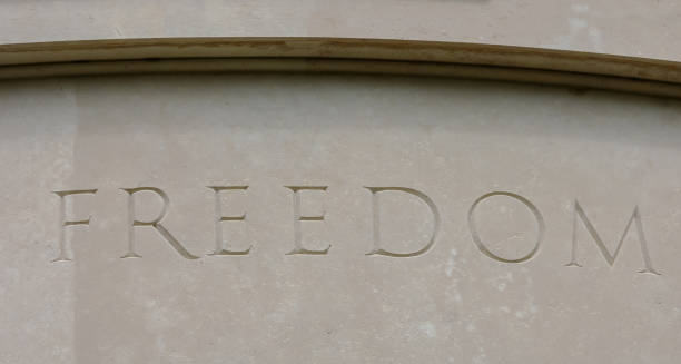 istock big text FREEDOM in the building 1468908800