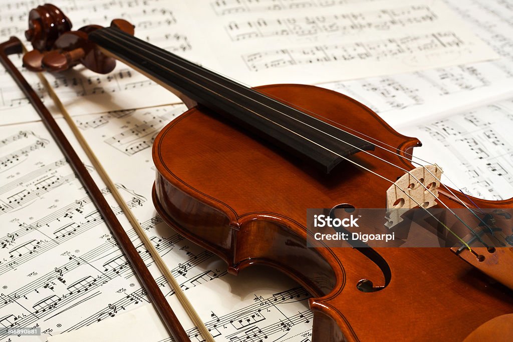 Violino - Royalty-free Wolfgang Amadeus Mozart Foto de stock