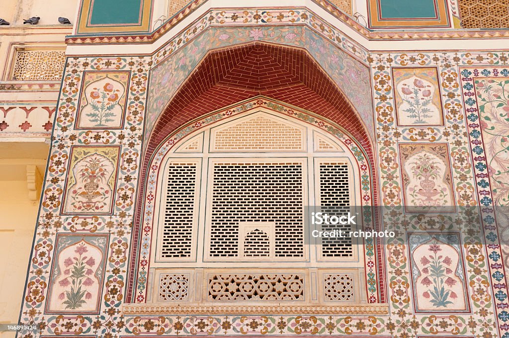 India - Amber Fort Beautifoul Amber Fort near Jaipur city in India. Rajasthan Amber Stock Photo