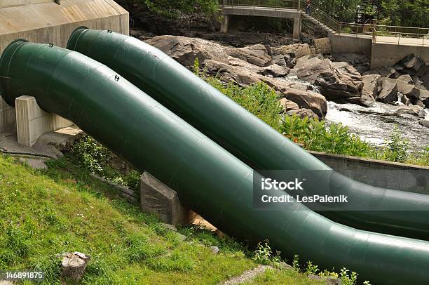 Green Water Pipes Stock Photo - Download Image Now - Water Pipe, Canada, Fuel and Power Generation