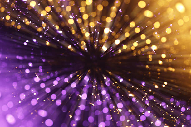 Elegant bokeh light explosion stock photo