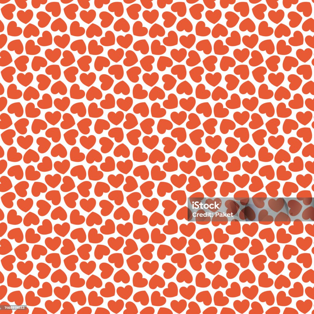 Tileable Heart Pattern Seamless Hearts Pattern Stock Illustration - Download Image Now ...