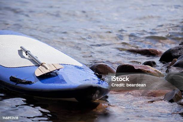 Paddleboard Rocks Stock Photo - Download Image Now - Breaking Wave, Drop, Exercising