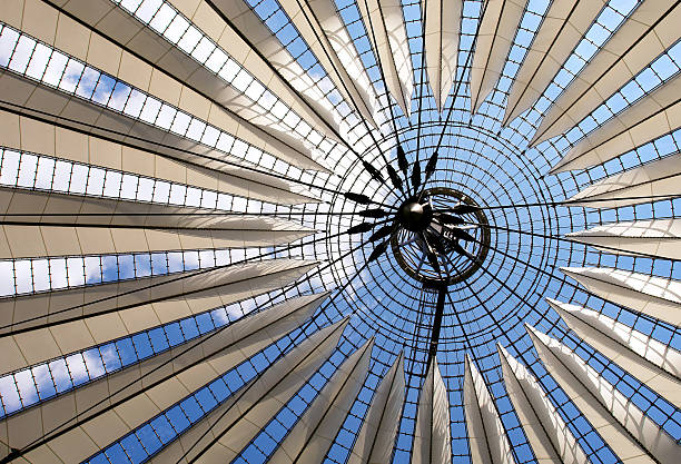 Construction of roof in Berlin