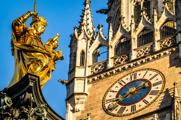 new city hall in Munich at the Marienplatz - bavaria