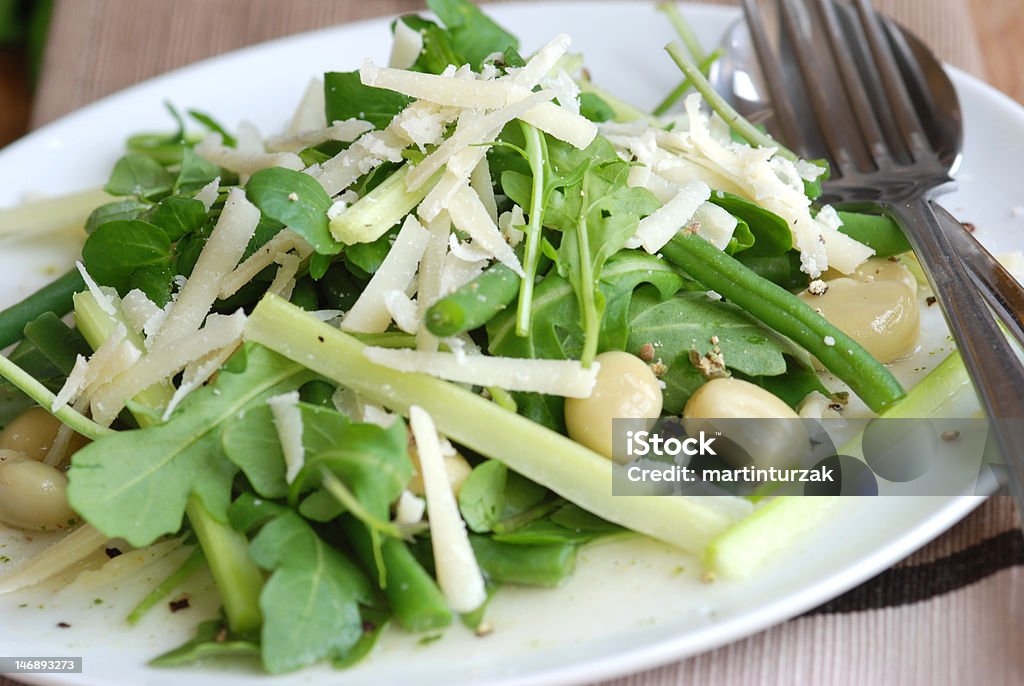 Bean et Salade de légumes - Photo de Roquette libre de droits