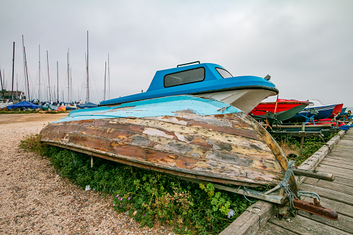 Fishing Boat at Whitstable in Kent, England