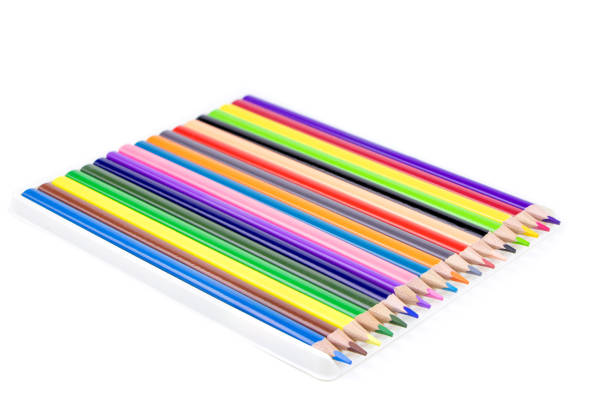 istock A set of color pencils isolated on a white background. Copy space. A School stuff.Drawing supplies 1468934071