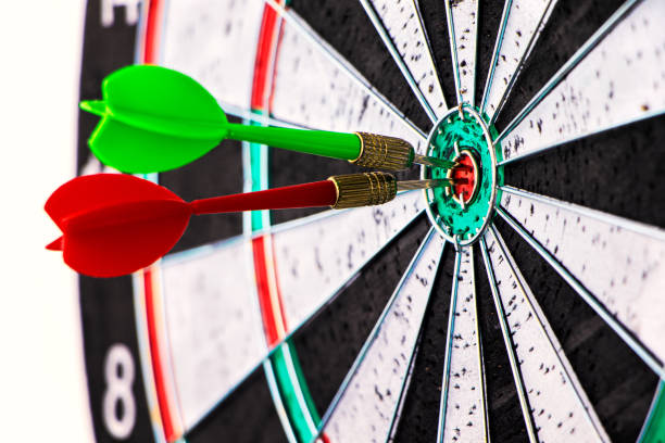 istock Dartboard with arrows.Darts game.Successful game.National English game.Target. 1468935259