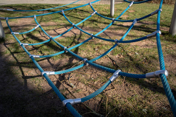 istock Climbing net for children in the playground 1468938024